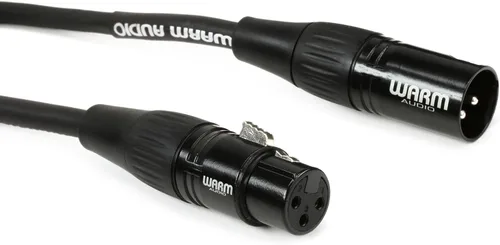 Miniatura 3 de Warm Audio Cable de micrófono XLR hembra a XLR macho de la serie Pro, 3 pies, negro/plateado