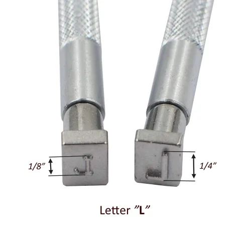 Miniatura 4 de DGOL 36 piezas de cuero de 1/4 de pulgada para manualidades, letras del alfabeto, números, kit de herramientas de estampación