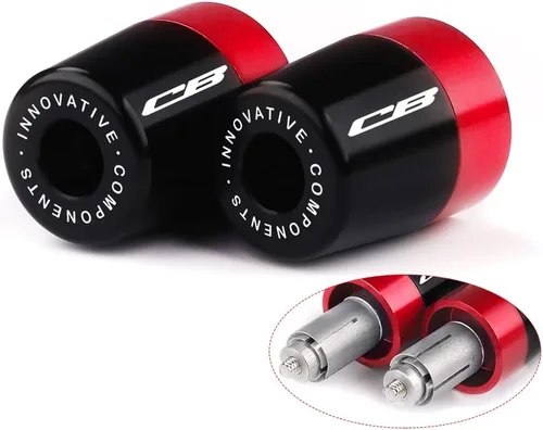 Miniatura 7 de Extremos de barra de manillar, empuñaduras de mano, tapas de enchufe compatibles con Honda CB 650R/1000R/650F Manillar de motocicleta Grip End cb