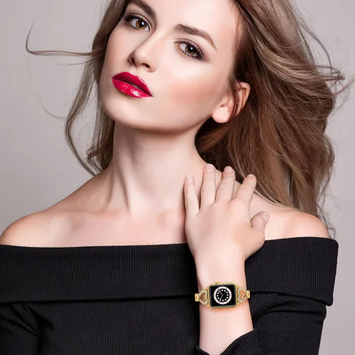 Miniatura 5 de SaNgaiMEi Correas brillantes compatibles con Apple Watch Band de 38/40/41/42/44/1.772 in, para mujeres y niñas, iWatch Series 8/7/6/5/4/3/2/1/SE