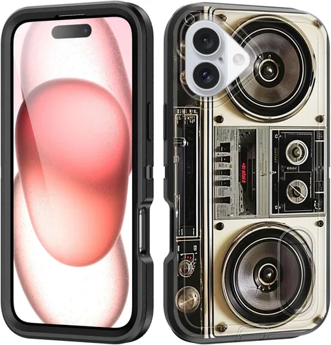 Miniatura 61 de Funda para iPhone Air con soporte integrado, a prueba de golpes, polvo y caídas, 3 capas, grado militar, funda protectora para iPhone Air de 6.5