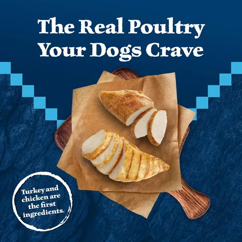 Miniatura 3 de Blue Buffalo Wilderness - Alimento húmedo natural con alto contenido de proteínas para perros adultos, pavo y pollo con granos integrales, latas