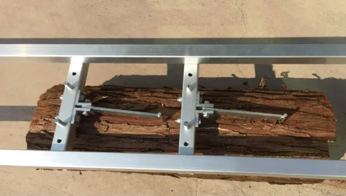 Miniatura 8 de Sistema de guía de molino de riel de 6 pies 2 kits de barras transversales compatibles con molino de motosierra