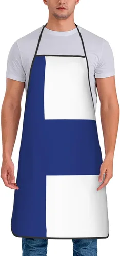 Miniatura 11 de Delantal impermeable de la bandera del orgullo del oso gay 100% poliéster, babero grande con impresión completa para el taller del restaurante
