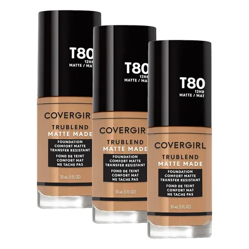 Miniatura 28 de COVERGIRL TruBlend Base Líquida Mate Made, Porcelana Clara, 1 Fl Oz FERIA DE PORCELANA
