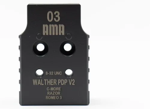 Placa adaptadora para Walther PDP V2 compatible con Trijicon, Holosun, Leupold, Shield, Docter