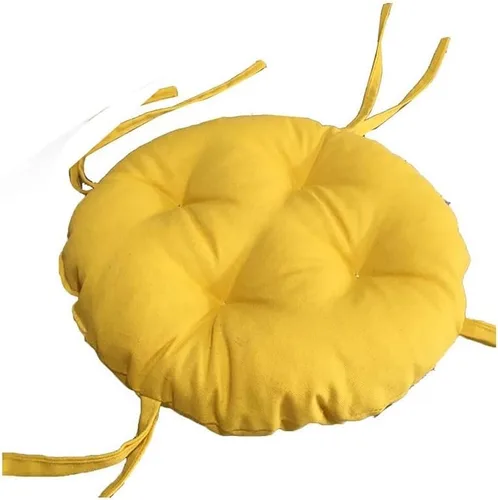 Miniatura 16 de Cojines de asiento redondos para exteriores con lazos, almohadillas para sillas de pana súper suaves, antideslizantes, herramientas para sillas