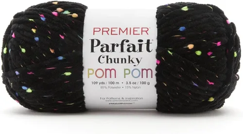 Premier Yarns Parfait - Pompón grueso, chenilla, 2107-02 Noches de neón