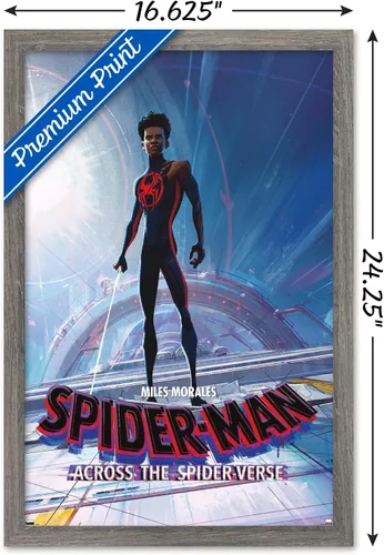Miniatura 3 de Marvel Spider-Man: Across The Spider-Verse - Miles Morales - Póster de pared de una hoja, 22.4 pulgadas de largo x 14.7 pulgadas de ancho, versión