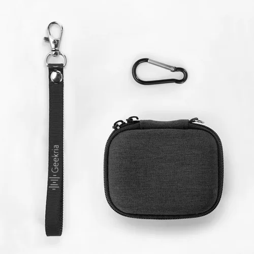 Miniatura 5 de Geekria Shield Earbuds Case Compatible with Echo Buds 2023 Wireless Earbud, Replacement Hard Shell Travel Carrying Bag with Cable Storage (Dark Grey)