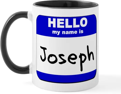 Miniatura 24 de CafePress Taza de café de cerámica con texto en inglés «Hello My Name Is Mary», de 11 oz (11.0 fl oz)