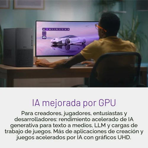 Miniatura 4 de Dell Tower Plus EBT2250 Desktop - Intel Core Ultra 7 265, SSD de 1 TB, 32 GB de RAM DDR5, Intel UHD, 1 año de servicio in situ y 6 meses de Dell