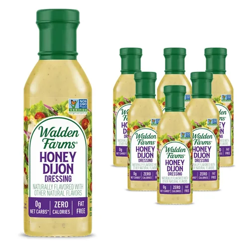 Miniatura 24 de Walden Farms Vinagreta de Tomate Seco al Sol – Aderezo sin calorías, bajo en carbohidratos, apto para dieta keto, vegano, sin azúcar con rico sabor