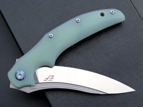 Miniatura 6 de Eafengrow EF951 Cuchillo plegable, hoja D2 y mango G10 con bloqueo de forro de rodamiento de bolas, cuchillo de bolsillo EDC para supervivencia