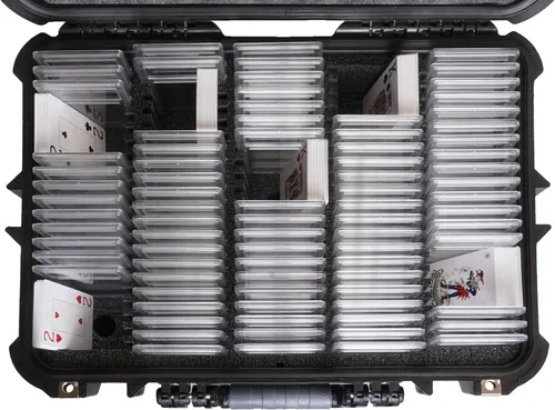 Miniatura 2 de Case Club 108-196 - Estuche de transporte para tarjetas graduadas, almacenamiento impermeable ranurado para PSA/BGS/FGS y más losas graduadas, caja