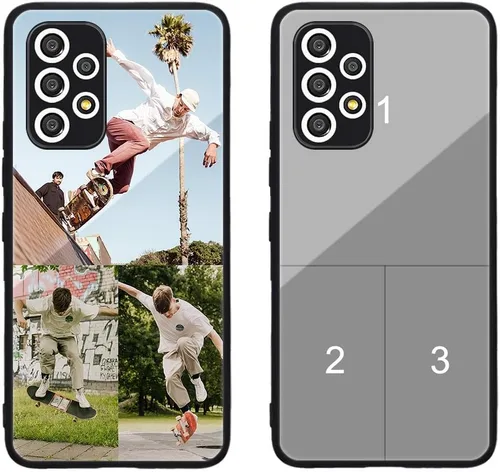 Miniatura 58 de Funda de teléfono personalizada para Samsung Galaxy S22+ / S22 Plus 5G, funda de TPU suave de vidrio templado antiarañazos personalizada con foto