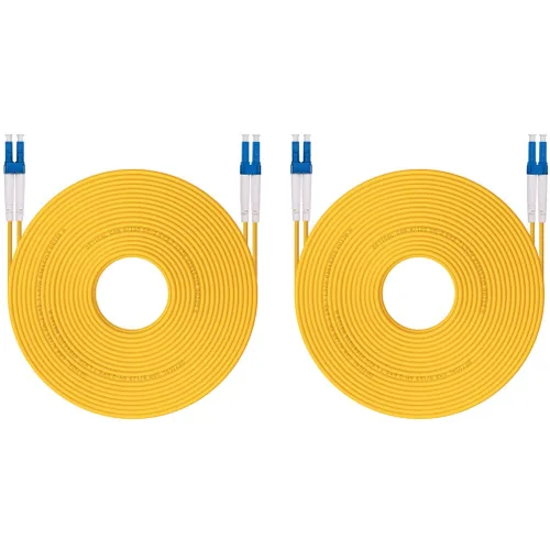 Miniatura 9 de Cable de conexión de fibra OM3 LC a LC de 0.7 ft, puente de fibra multimodo de 10 GB, LC-LC UPC dúplex MMF 50/125um, LSZH, para transceptor SFP