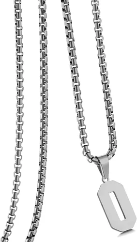 Miniatura 115 de Collar de Número Dorado para Hombre, Cadena de Acero Inoxidable con Colgante de Número para Atletas, Joyería Deportiva Personalizada para Niños
