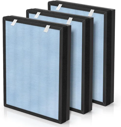 Miniatura 8 de HSP002 Filtro de repuesto compatible con filtros de aire HSP002, filtro de aire de filtración de etapa 4 en 1 para habitación grande y hogar, 2 2