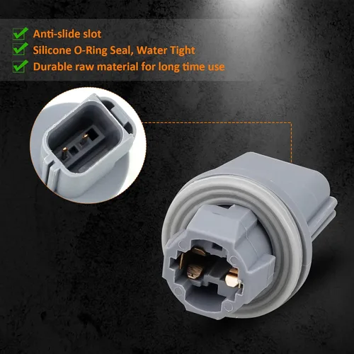 Miniatura 9 de Bestview Luces de matrícula, bombillas de lámpara LED para etiqueta de parachoques trasero con conjunto de cubierta de carcasa de enchufe