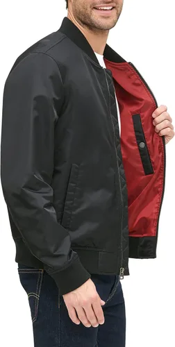 Miniatura 4 de Levis Mens Flight Satin Unfilled Ma-1 Bomber