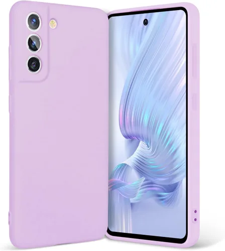 Miniatura 11 de Funda para Galaxy S21 FE, silicona líquida, delgada, suave, TPU Fit, protección de cuerpo completo, a prueba de golpes, para Galaxy S21 FE 6.4