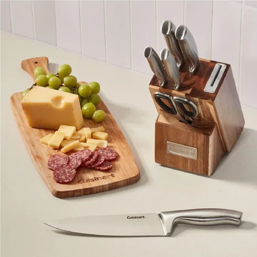 Miniatura 4 de Cuisinart Juego de Cuchillos Esenciales de Acero Inoxidable de 7 Piezas con Bloque y Afilador Integrado