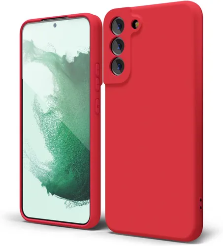 Miniatura 104 de oakxco Funda para teléfono Samsung Galaxy S21 Ultra con agarre de silicona líquida, bonita funda delgada y delgada de goma suave de TPU lisa