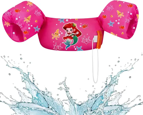 HeySplash Swim Vest for Kids, Toddler Pool Floaties Fit 22-30-40-50-60-66 Lbs, Children Puddle Swimming Jumper Jacket with Safety Buckle, Water Wing