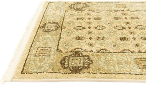 Miniatura 5 de Unique Loom Palace Collection - Alfombra de área Jefferson (2 pies x 3 pies 1 pulgada, rectangular, crema/caramelo)
