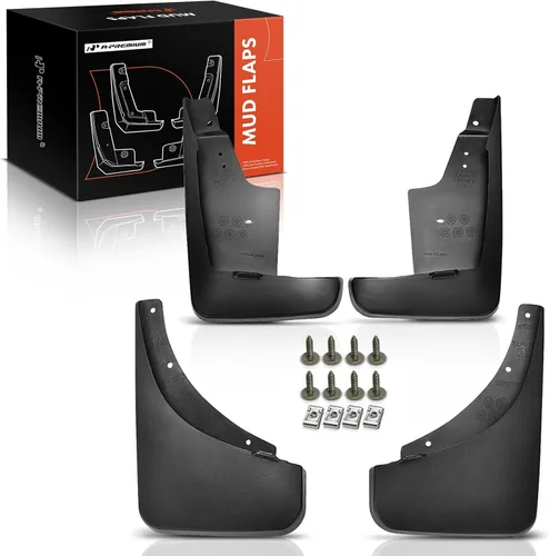 Miniatura 16 de A-Premium Juego de 4 unidades de guardabarros con accesorios de hardware compatibles con Jeep Patriot 2011-2017, Sport Utility, color negro