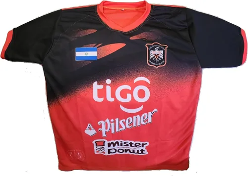 CD Aguila - El Salvador Camisa Negro Naranja Combinada, Tu equipo Favorito, El Mas Popular del Oriente de Tu País