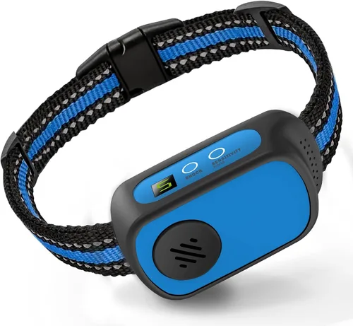 Miniatura 12 de Collar antiladridos recargable para perros con pitido, vibración y choque, collar antiladridos para perros pequeños, medianos y grandes, dispositivo