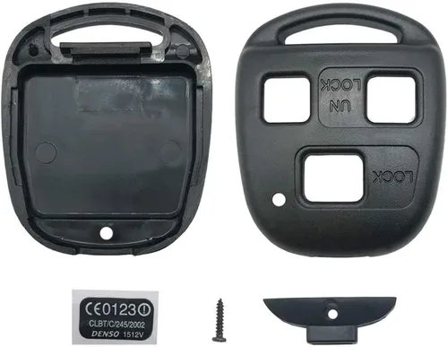 Miniatura 3 de Funda de repuesto para llavero de 3 botones para Toyota Land Cruiser Prado Camry Corolla para Lexus ES GS GX is LS LX RX SC GX470 ES300 ES330 ES250
