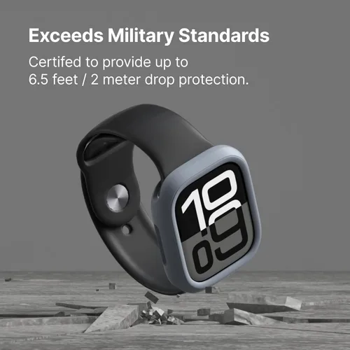Miniatura 2 de RHINOSHIELD Funda protectora delgada compatible con Apple Watch SE 3, SE 2, SE/Series 6, 5, 4 (1.575 pulgadas), funda protectora delgada, ligera