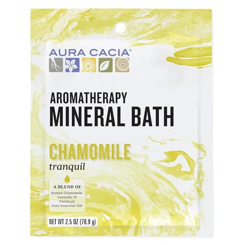 Miniatura 3 de Aura Cacia Baño mineral de aromaterapia, romero inspirador, paquete de 2.5 onzas (paquete de 3)