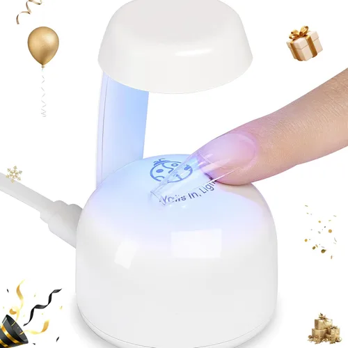 Miniatura 8 de Beetles - Mini luz UV para uñas de gel, curado flash, innovador con sensor inteligente para un sistema de extensión fácil y rápido, luz LED UV