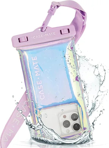 Miniatura 19 de Case-Mate Funda Impermeable IP68 para Teléfono - Funda Flotante Impermeable para Teléfono con Cordón Cruzado - Esenciales de Viaje para Playa y Sand