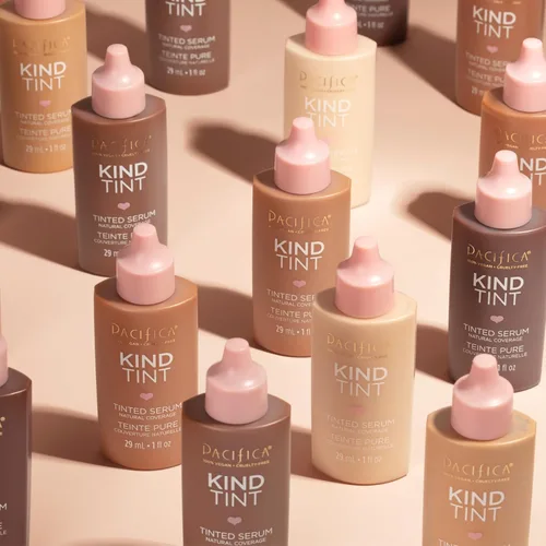 Miniatura 12 de Pacifica Hidratante con color – Suero de tinte amable, base ligera hidratante con colágeno vegano y ácido hialurónico para un brillo de rocío, Kind