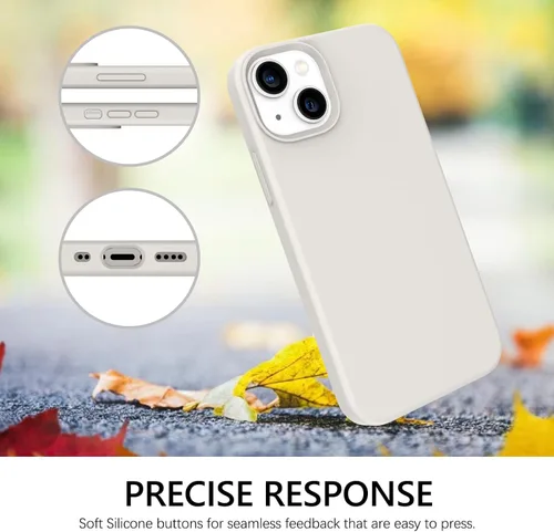 Miniatura 71 de GUAGUA Funda compatible con iPhone 17 Pro Max de 6.9 pulgadas, silicona líquida, goma de gel suave, delgada, forro de microfibra delgada