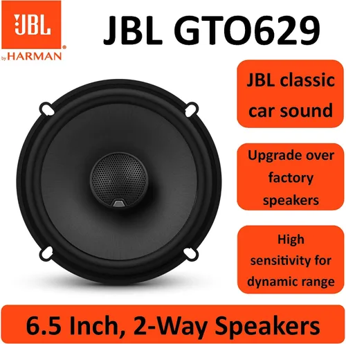 Miniatura 10 de JBL GTO629 - Altavoz coaxial de calidad superior de 16,5 cm, conjunto de 2