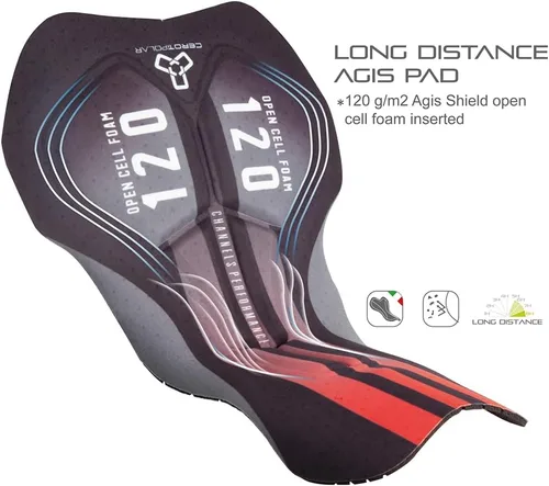 Miniatura 6 de CEROTIPOLAR Medias térmicas de forro polar, baberos, pantalones de ciclismo para otoño e invierno frío