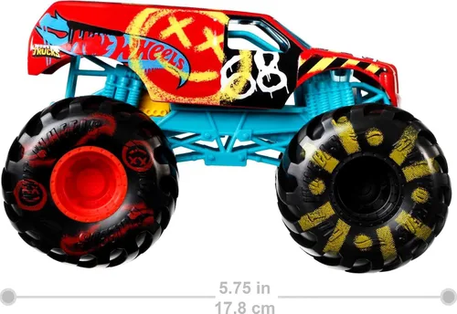 Miniatura 3 de Hot Wheels Monster Truck - Vehículo Derby de demostración a escala 1:24 con ruedas gigantes para niños de 3 a 8 años, gran regalo, camiones