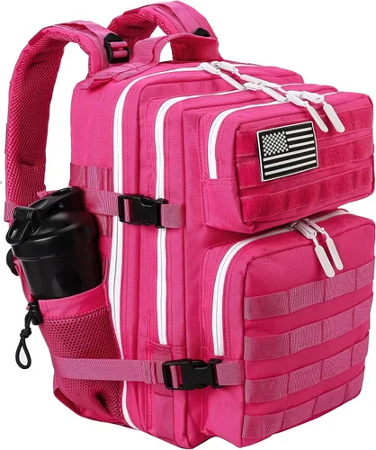 Miniatura 16 de LHI Mochila Militar Táctica para Hombres y Mujeres 25L/35L Mochila de Asalto del Ejército Bolsa Mochila Pequeña con Portabotellas