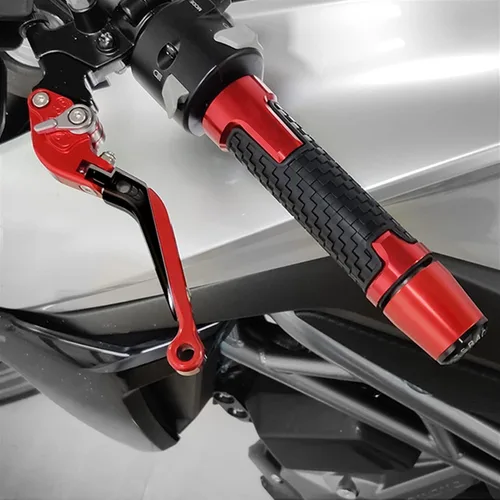Miniatura 2 de Para Yamaha FZ6S FZ 6S 2004-2010 motocicleta CNC Accesorios Palancas de embrague de freno manillar ajustable plegable extensible con palanca de Negro