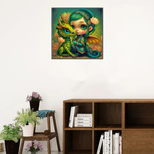 Miniatura 4 de MMAHD Kits de pintura de diamantes para adultos, arte de diamantes de anime redondo 5D para bricolaje, perfecto para relajación y decoración