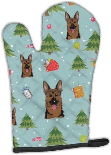 Miniatura 107 de Caroline's Treasures BB4020OVMT Dog House Collection Border Collie - Guante de horno grueso resistente al calor para sartenes calientes y horno