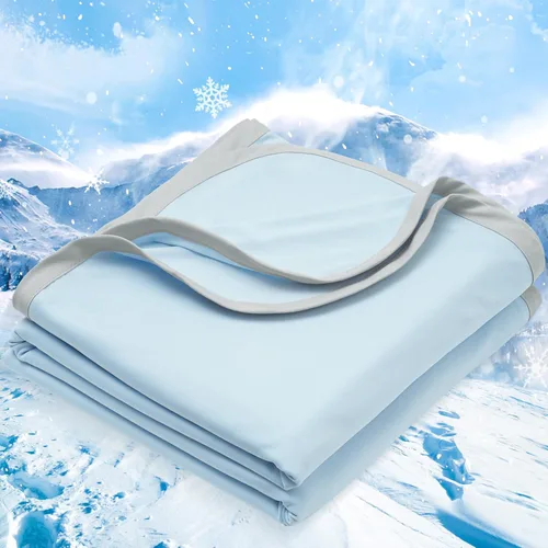 Miniatura 9 de PHF Manta de Tiro de Enfriamiento Doble para Personas que Duermen con Calor, Arc-Chill Q-Max>0.5 con Enfriamiento Doble, Manta de Verano Absorbe