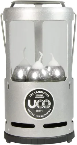 Miniatura 12 de UCO Candlelier Farol de Velas, Faroles de Velas para Velas Reales, Equipo Perfecto para Exteriores para Acampar o para Cortes de Energía, Incluye 3