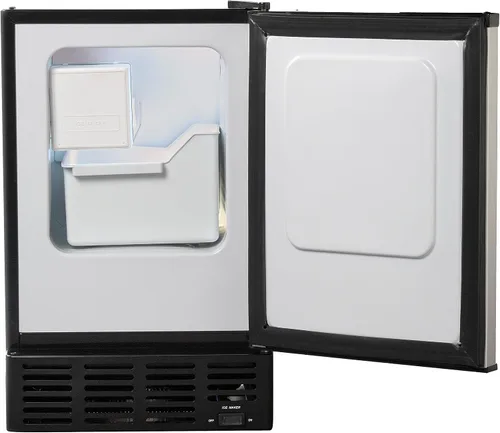 Miniatura 3 de Sunpentown, IM-150US. Productor de hielo bajo encimera de acero inoxidable con congelador.